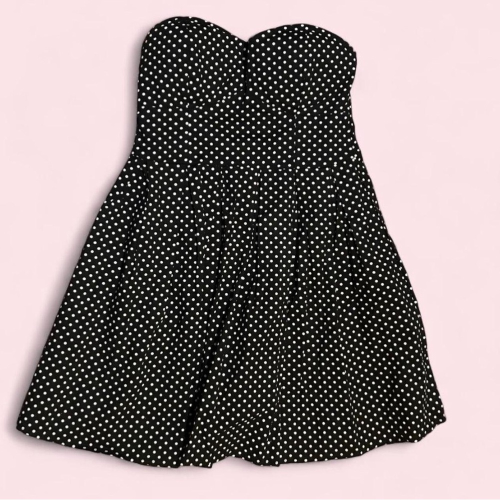 Rue21 Black and White Polka Dot Top